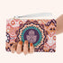 Orange Hamsa Wristlet Handbag
